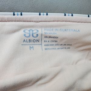 Albion High Seas Hipster Bottoms Striped Size Medium M Swim